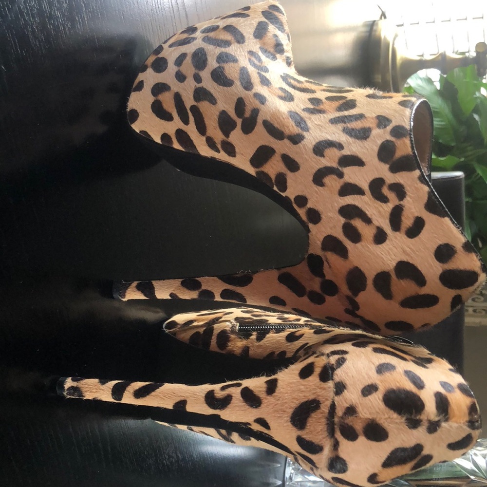 Leopard Print Booties - image 4